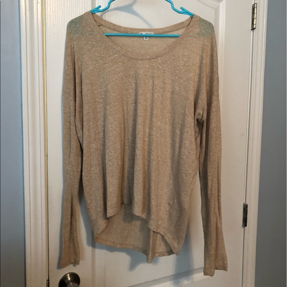 Gap Light Heather Oatmeal Top